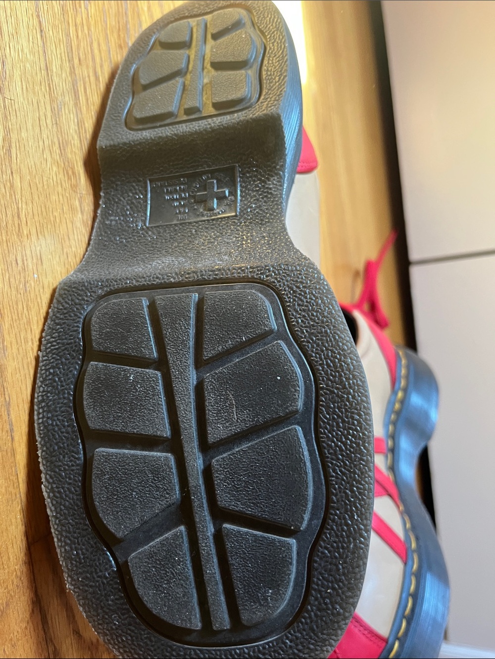 Dr. Martens Buzz Ballerina Red and Tan - Picture 5 of 6